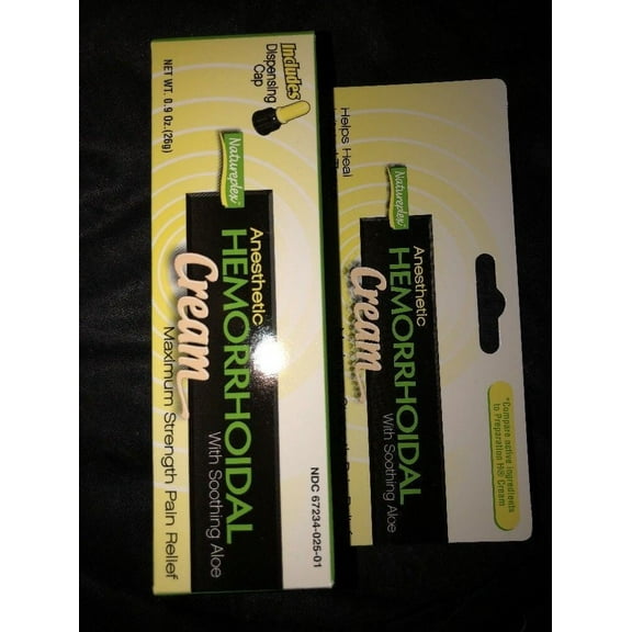 Natureplex Anesthetic Hemorrhoidal Cream with Soothing Aloe Cream