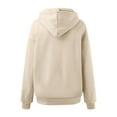 thumbnail image 5 of Krdevn Velvet Hoodie - Women's Oversized Winter Pullover, Plush Sweatshirt with Pockets for Cold Weather, Size for L, 5 of 5