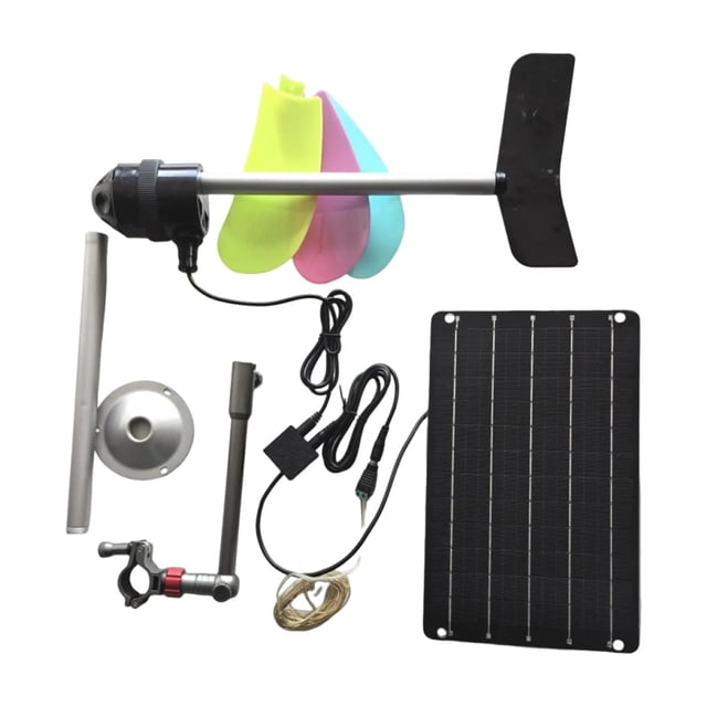 GROWTH TANK Portable Wind Generator, Automatic Lighting, Multipurpose, Easy to Install Backup Wind Power Supply for Home, Camping