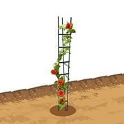 Mr.Garden V-Shape Expandable Trellis,pergola, EggPlant Trellis, 3pcs of 5/16 60" Stakes ，1 Pack