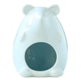 thumbnail image 4 of Escondite de hábitat de hámster de cerámica Fernando cama para mascotas nido para dormir Azul, 4 of 8