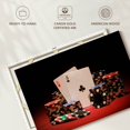thumbnail image 6 of Elephant Stock Poker Game Wall Art - Horizontal Canvas Wall Art - Living Room Wall Decor - Hobbies And Lifestyle Canvas - Black And Red Decor - 12" x 8", 6 of 8