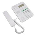 thumbnail image 4 of Teléfono Fijo Con Cable, Teléfono Con Cable Identificador De Llamadas Portátil En Inglés 5 Niveles Brillo LCD Elegante Para El Hogar, 4 of 7