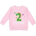 thumbnail image 2 of Inktastic 2nd Birthday Dinosaur Party 2 Year Old Toddler Sweatshirt, 2 of 4