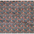 thumbnail image 4 of oneOone Cotton Poplin Twill Navy Blue Fabric Florals Diy Clothing Quilting Fabric Print Fabric By Yard 56 Inch Wide-U16, 4 of 4