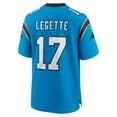 thumbnail image 3 of Men's Nike Xavier Legette Blue Carolina Panthers Alternate Game Jersey, 3 of 6