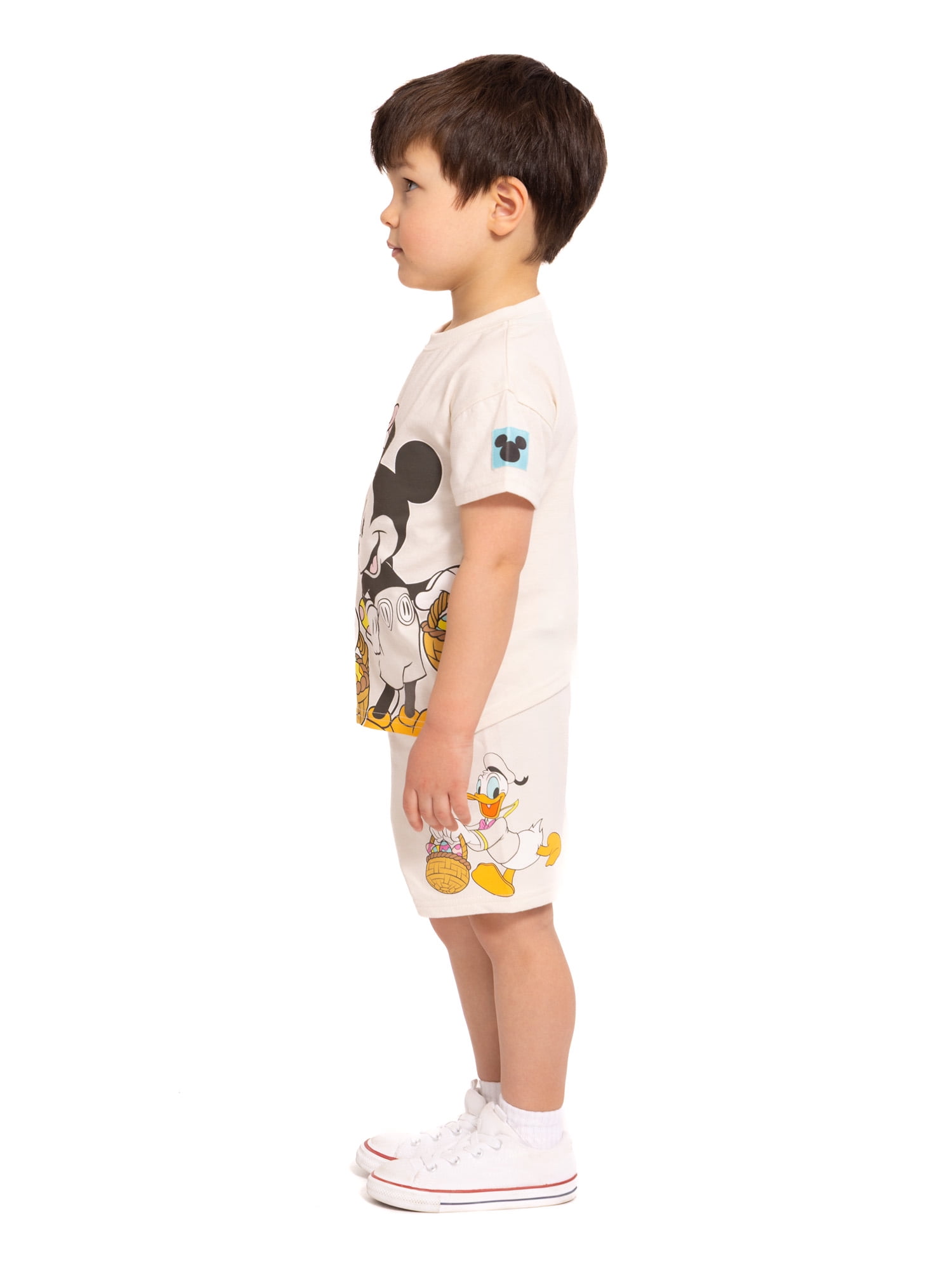 Mickey and Friends Toddler Easter Graphic Tee and Shorts Set, 2-Piece, Sizes 12M-5T