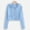 Blue, variant on Women's Zip Up Hoodies,Cropped Cardigan Jacket,Drawstring Hooded Sweatshirts,Fleece Full Zip Up Hoodie,Casual Workout Long Sleeve Top,Fashion Jacket Crop Top with Pockets,Trendy Lightweight White