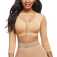 thumbnail image 1 of Womens Shapewear 3/4 Sleeve Arm Shaper Front Closure Compression Bra Post Surgery Posture Corrector Tank Top, 1 of 5