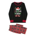 thumbnail image 4 of Nituyy Christmas Santa Hat Pattern Family Matching Pajamas,2-piece,Unisex,Sizes Baby-Kids-Adult, 4 of 9