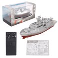 thumbnail image 4 of ZheElen RC Warship Remote Control Cruiser Speedboat Model Children Aircraft Carrier Toys Holiday Gift Silver, 4 of 8