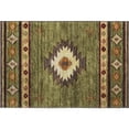 thumbnail image 2 of Addison Rugs Mayfield Washable Southwest Aztec Green Rectangle Rug, 1'8" x 2'6", 2 of 5