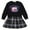 Black / purple, nightmare before christmas, variant on Disney Minnie Mouse Toddler Girls Fleece Skater Dress Black 2T