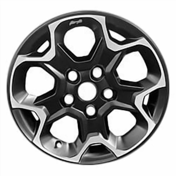 2020-2021 Jeep Wrangler Jl 17" Machined Black OEM Factory Wheel Rim 6SV83TRMAA