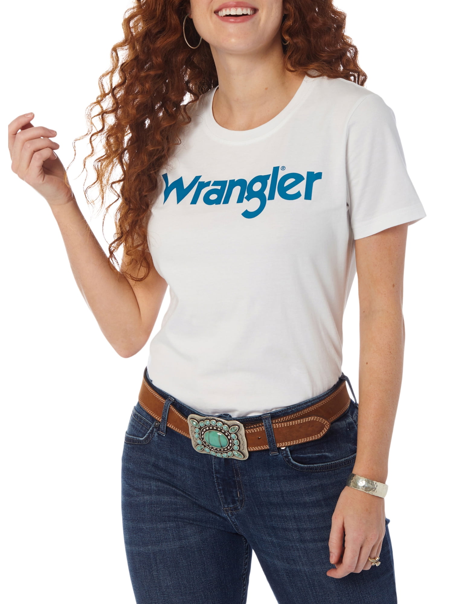 Wrangler Women's Retro Short Sleeve Kabel Logo Tee 