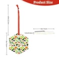 thumbnail image 3 of Pofeuu Vegetables2 Print Christmas Decorations Christmas Ornaments Round Acrylic Flat Hanging Pendant Xmas Hanging Decoration-Hexagon, 3 of 7