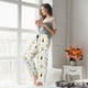 thumbnail image 5 of Balery Beer Pantalones de pijama para mujer, pijamas ultraligeros, pantalones de estar por casa-Small, 5 of 6