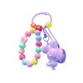 thumbnail image 2 of Mochila decoración para llaves llavero con cuentas pulsera cordón para teléfono correa para la muñeca llavero colgante para bolso de coche para niñas Púrpura, 2 of 8