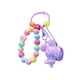 thumbnail image 2 of Mochila con decoración para llaves, cuentas acrílicas para teléfono, correa para la muñeca, colgante para bolso Púrpura, 2 of 9