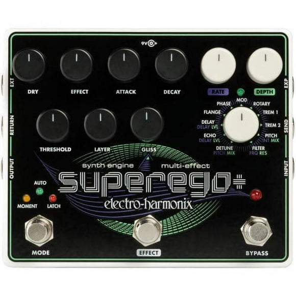 Pedal de efectos de sintetizador Electro-Harmonix Superego+