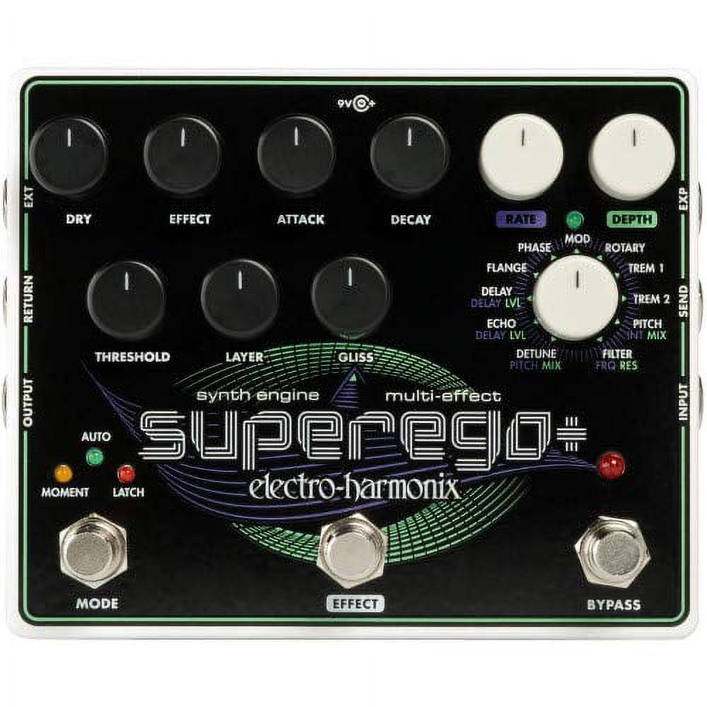 Electro-Harmonix Superego Plus Synth Engine/Multi-Effect Pedal
