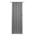 thumbnail image 5 of Spectrum Elite 36 in. x 96 in. Vinyl Accordion Folding Closet Door, Retractable Room Divider, Trim to Fit, Reversible, Satin Silver, 5 of 5