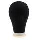 thumbnail image 1 of Canvas Block Head Peluca Toupee de Exhibición Modelo de Tinte Seco - Negro, 24pulgadas - Negro, 22pulgadas 22 inch, 1 of 8