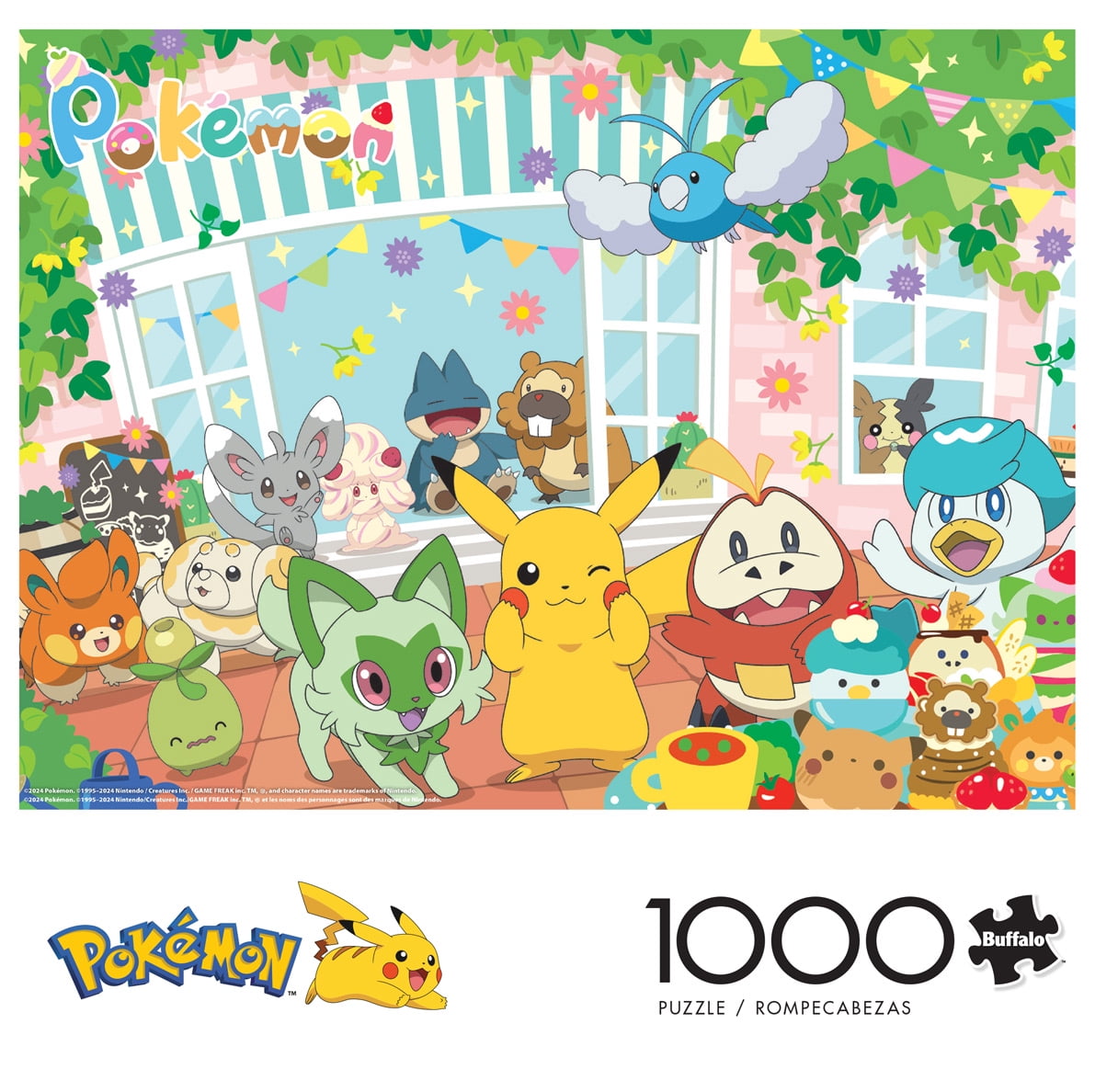 Buffalo Games Pokemon Happy Cafe 1000-Piece Interlocking Jigsaw Puzzle for Adults Ages 14+