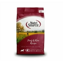 NutriSource Beef & Brown Rice Recipe Dry Dog Food 26 lb