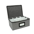 thumbnail image 3 of Caja de almacenamiento de cristalería con separadores para copas de vino tinto o , copas de champán y armario de cocina, 3 of 9