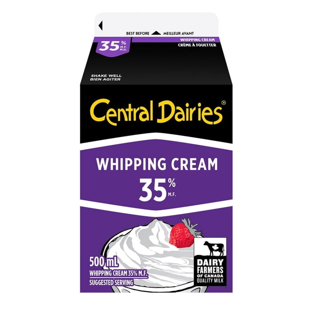 Central Dairies by Natrel 35% Whipping Cream