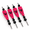 Pink with Black Splatter-3" (3/4oz), variant on Fishing Floats White with Orange Splatter 3" (3/4oz) Pre-rigged Popping Corks for Saltwater Fishing
