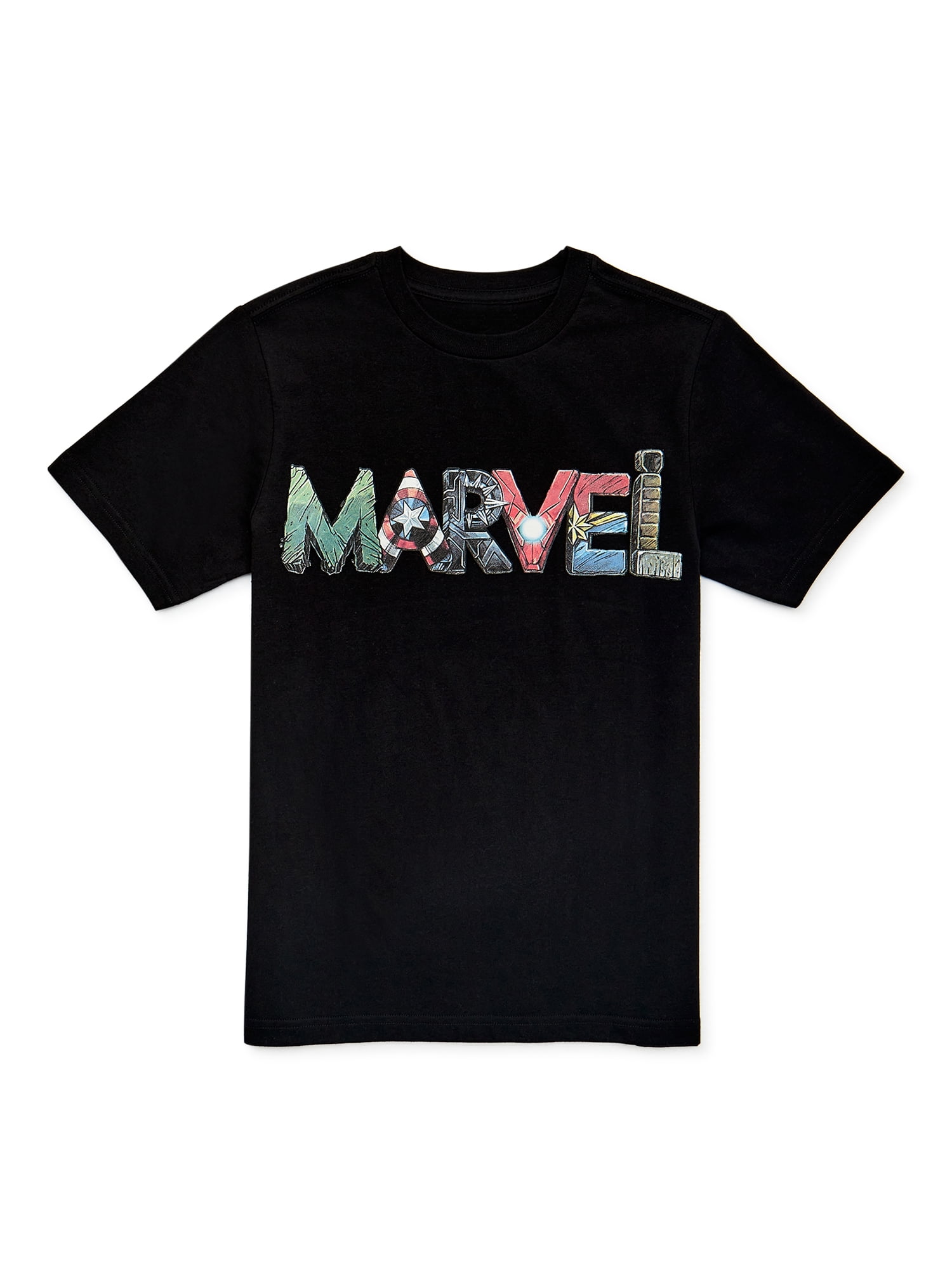 Marvel Comics Boys T-Shirt with Short Sleeves, Sizes 4-18