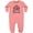 Mauve, variant on Mimi and Pops Love Me Baby Fleece Romper