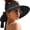 Black, variant on Sun Visors for Women Wide Brim Straw Hat Ponytail Open Top Packable Sun Hat Women Foldable Beach Hats for Women Summer Travel UV Protection
