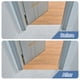 thumbnail image 5 of Uxcell 9.84Ft x 1.6" Floor Transition Strip, Self-Adhesive Vinyl Floor Gap Cover Strips, Laminate Floor Edge Trim, Flat Divider Strip for Joining Carpet to Tile, Black, 5 of 7