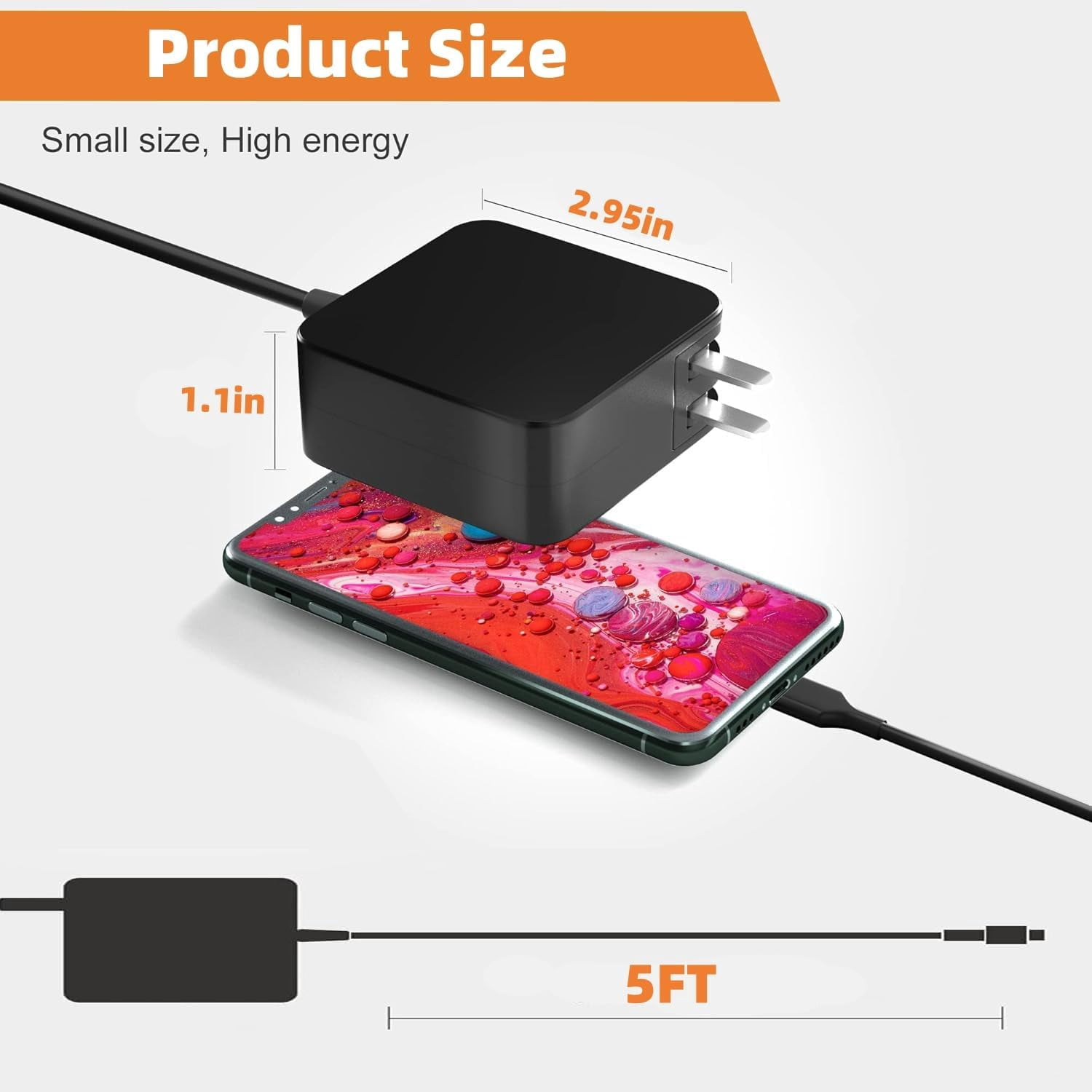 HFLRZZ 100W USB C Fast Charger Power Adapter for T-Mobile 5G Internet Gateway - Arcadyan KVD21 Charger Power Cord