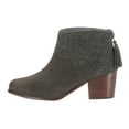 thumbnail image 3 of toms shoes  women's leila black leather boots, 3 of 5