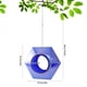 thumbnail image 3 of Comedero de vidrio para pájaros | Diseño transparente colgante para jardines y patios | Fácil de llenar con protección contra la lluvia | Admite granos, semillas y frutos secos triturados, 3 of 6
