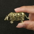 thumbnail image 4 of Brass Solid Yak Figurine Small Statue Home Ornament Figurines Collectibles, 4 of 5