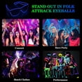 thumbnail image 2 of Gafas inalámbricas YourFocus con luz LED que brillan en la oscuridad, gafas de neón para fiestas rave, EDM, Halloween, Navidad (rosas), 2 of 6
