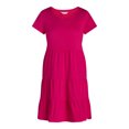 thumbnail image 4 of Time and Tru Women's and Women's Plus Tiered Cotton Mini Dress, Sizes XS-4X, 4 of 4