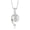 Moissanite, variant on 925 Sterling Silver Round Red Ruby and Cultured Freshwater Pearl Shooting Star Pendant Necklace for Women (0.12 Cttw, with 18 inch Silver Chain)