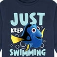 thumbnail image 3 of Finding Nemo - Just Keep Swimming - Toddler And Youth Long Sleeve Graphic T-Shirt, 3 of 5
