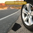 thumbnail image 3 of SHOWERORO 1Set Car Tire Stop Black Parking Guide Triangle Pad for Drivers Handling, 3 of 7