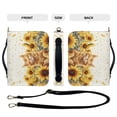 thumbnail image 5 of FOR U DESIGNS Sunflower Cat Bible Bags for Women Tote Reusable PU Leather Bible Case with Adjustable Strap Bible Study Tote Bag Personalized Book Organizer Bag for Bible Study Religious Size L, 5 of 7