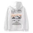 thumbnail image 1 of Sudadera Porsche 911 Blanco Automóvil Carreras Hoodie Unisex, 1 of 3