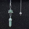 thumbnail image 5 of Natural Stone Pendant Pendulum for Dowsing Divination Hexagonal Prism Healing Crystal Merkaba Energy Shuttle Spiritual Pendulo, 5 of 15