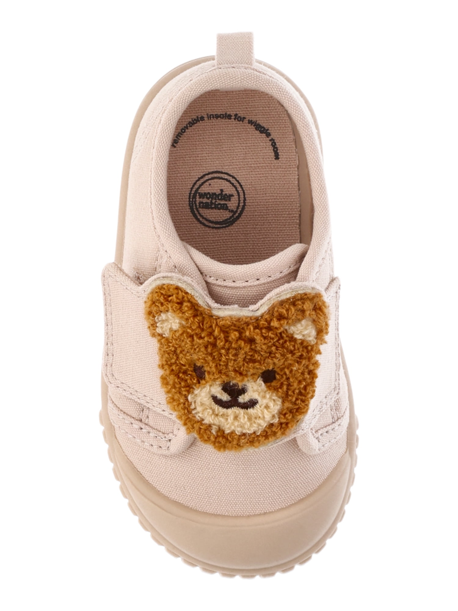 Wonder Nation Baby Boys Critter Bump Toe Sneakers