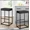 Black, variant on Counter Height Bar Stools Set of 2 for Kitchen Counter 30 Inch Backless Modern Barstools Industrial Upholstered Faux Leather Stools Farmhouse Island Chairs,Support 300 LBS,Brown